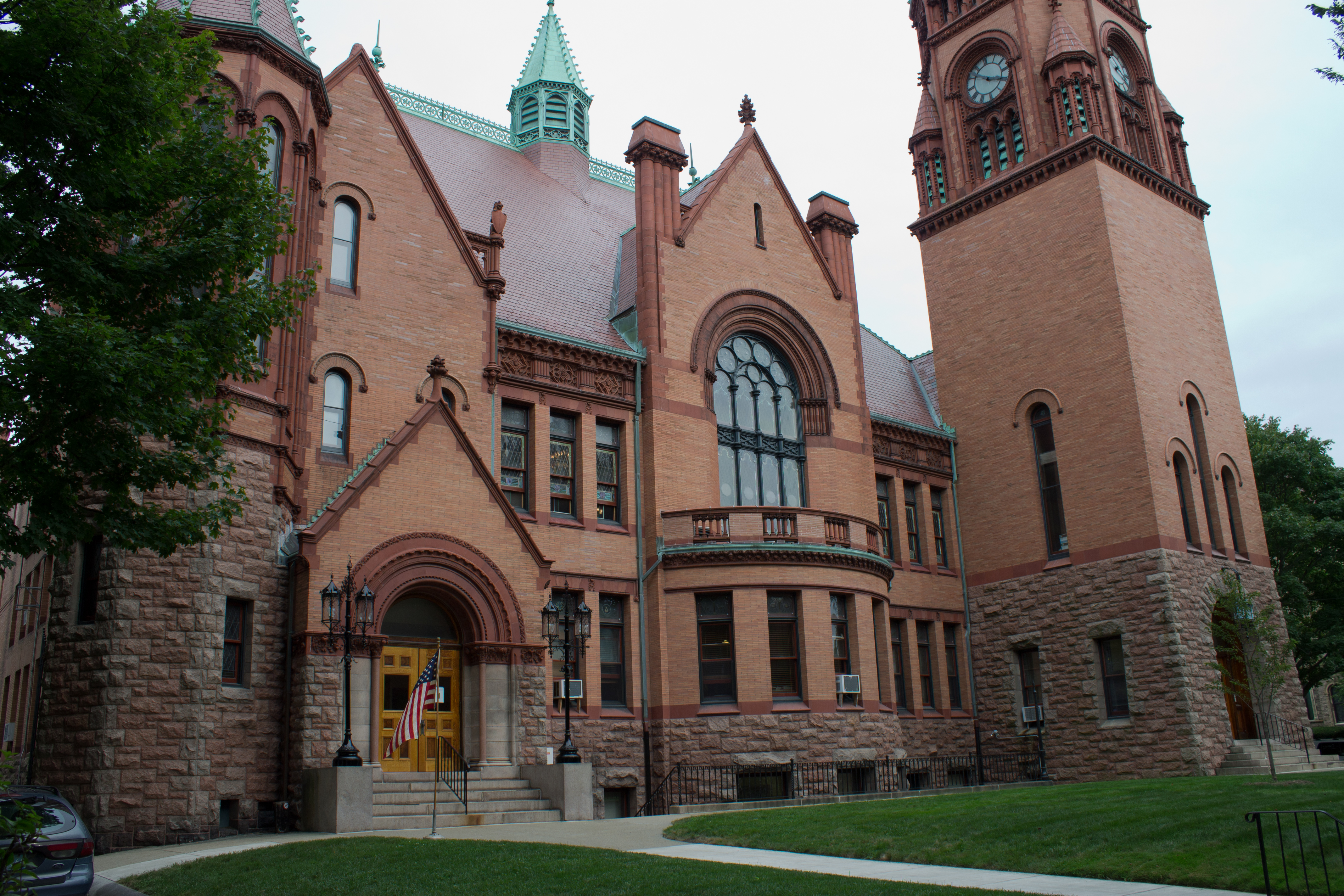Historic Town Hall in Fairhaven, Massachusetts